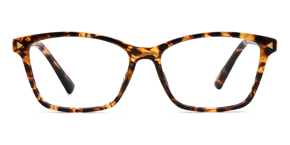 Tortoiseshell Devine - Rectangle Glasses