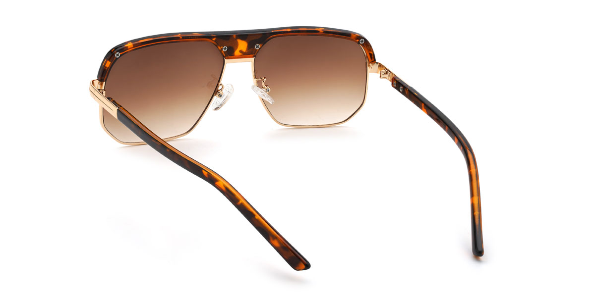 Schildpatt Gradual Braun Emsley Brille - Aviator Sunglasses