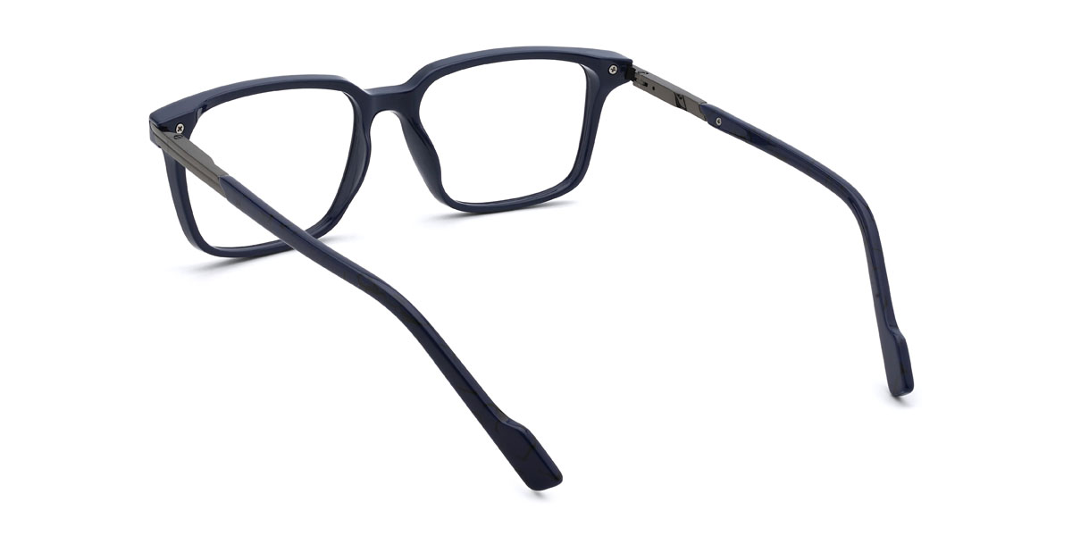 Navy Breeze Glasses - Rectangle Glasses