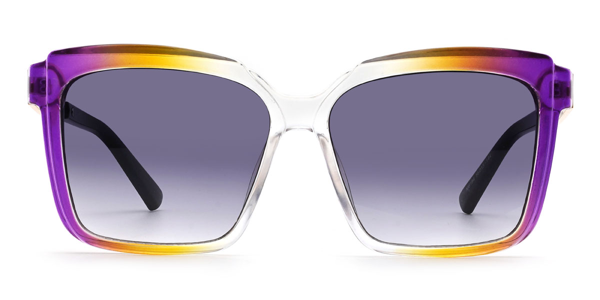 Lila Gelb Allmählich Lila Lorna - Square Sunglasses