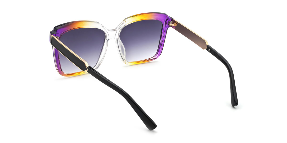 Lila Gelb Allmählich Lila Lorna Brille - Square Sunglasses