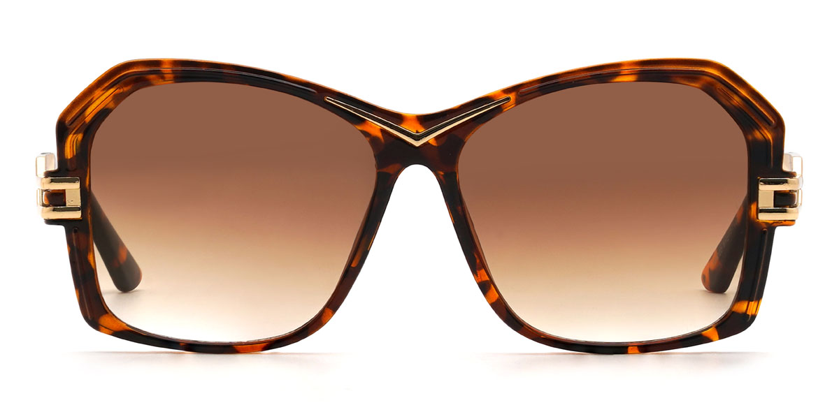 Schildpatt Gradual Braun Maricela - Square Sunglasses
