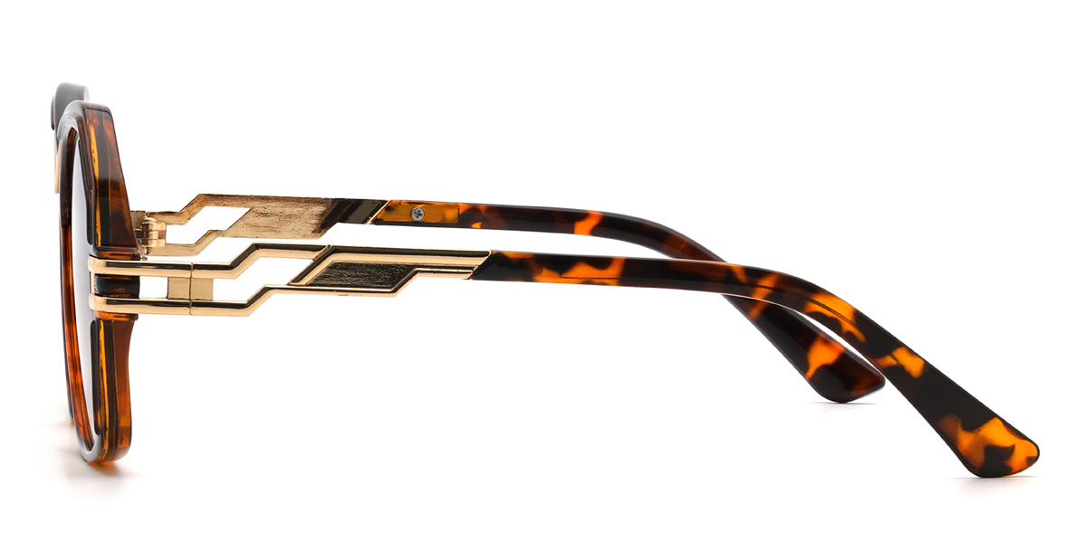 Schildpatt Gradual Braun Maricela Brille - Square Sunglasses