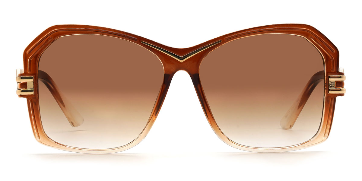 Gradual Brown Gradual Brown Maricela Glasses - Square Sunglasses