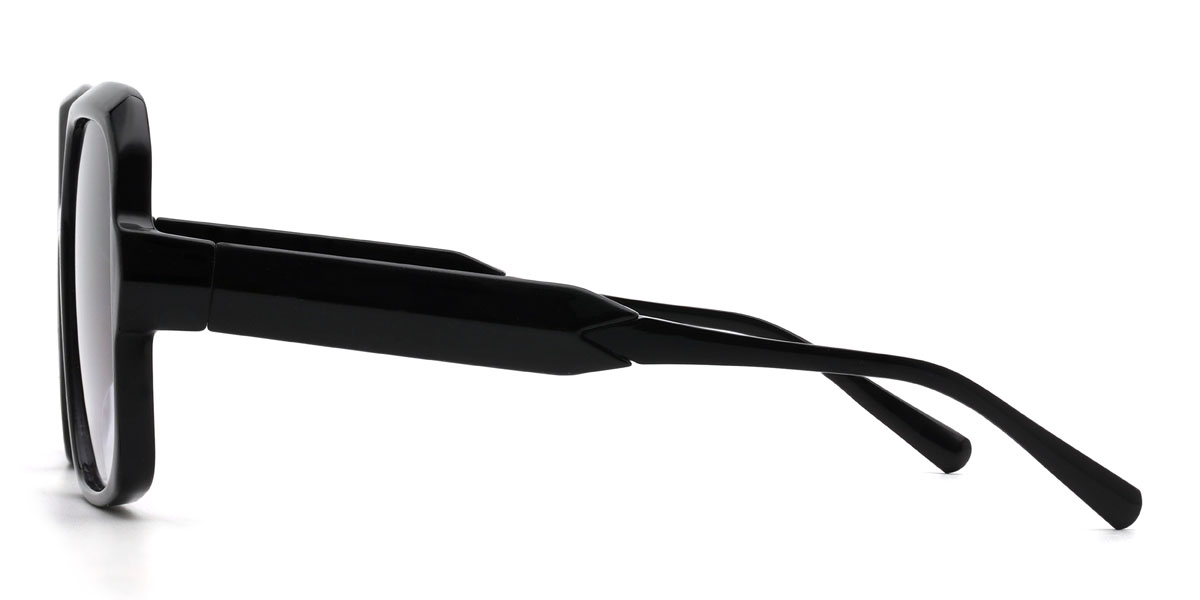 Black Gradual Purple Nakia Glasses - Square Sunglasses