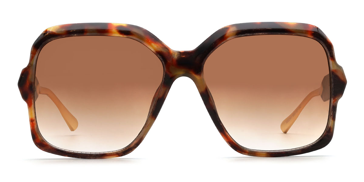 Carey Marrón Gradual Nakia Gafas - Square Sunglasses