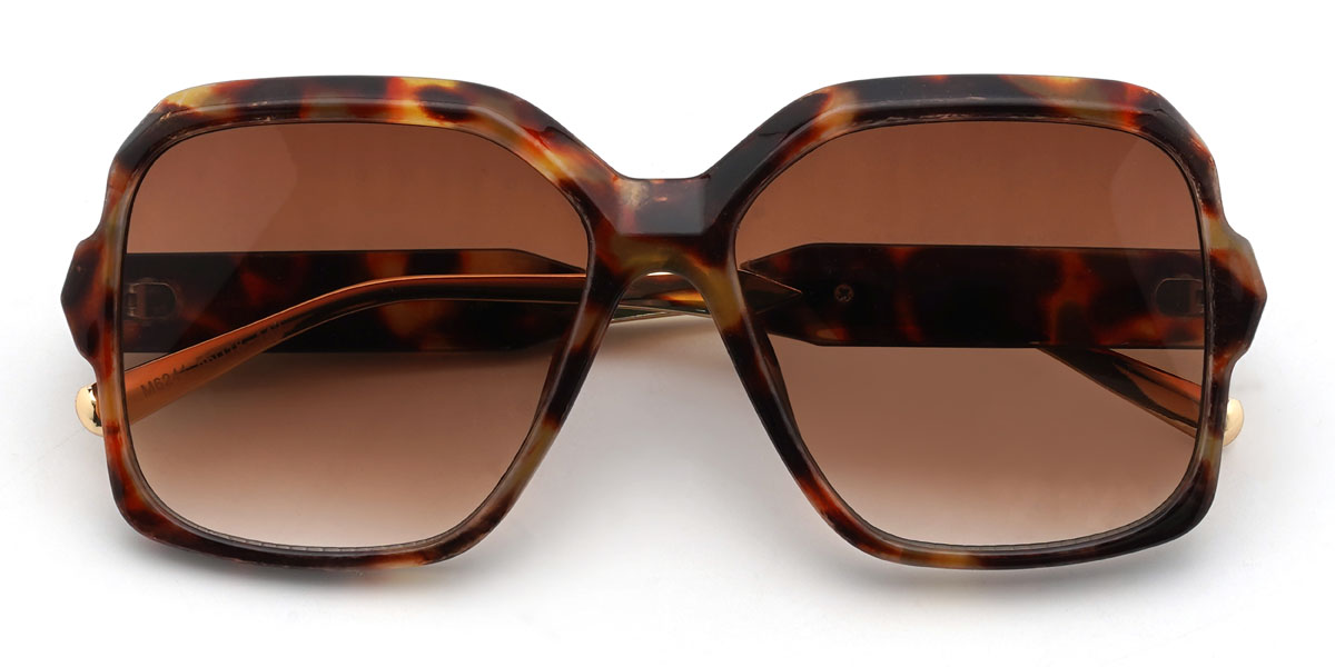 Carey Marrón Gradual Nakia Gafas - Square Sunglasses