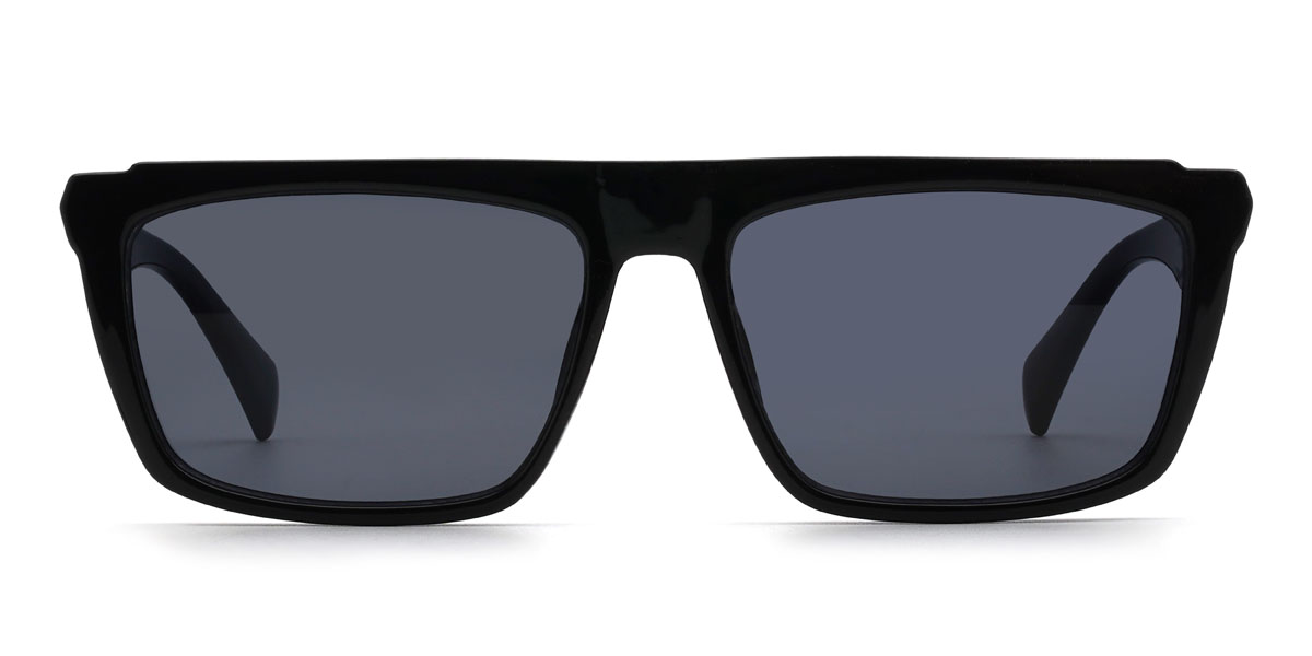 Black Grey Anish Glasses - Rectangle Sunglasses