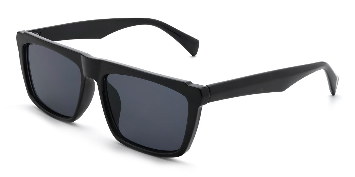 Black Grey Anish Glasses - Rectangle Sunglasses