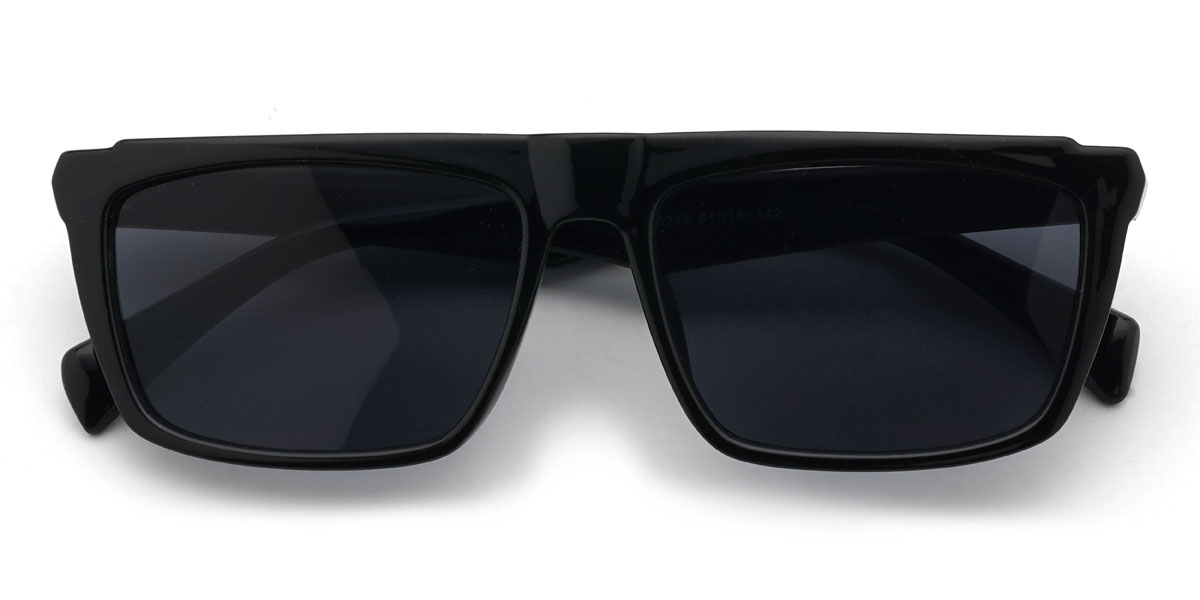 Black Grey Anish Glasses - Rectangle Sunglasses