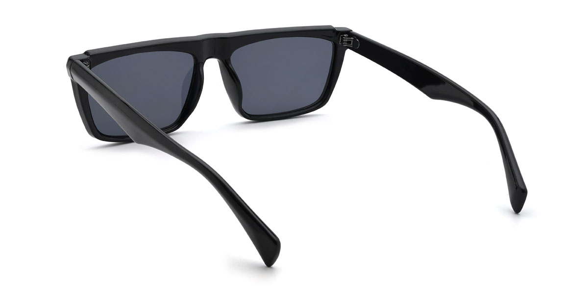 Black Grey Anish Glasses - Rectangle Sunglasses