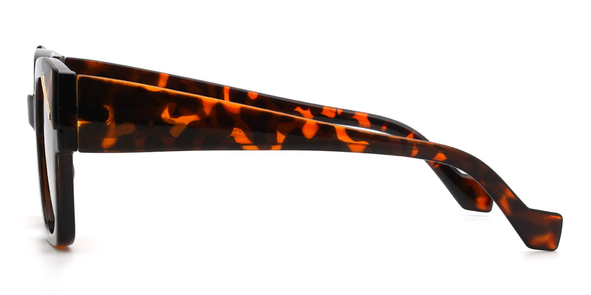 Tortoiseshell Gradual Brown Matti Glasses - Square Sunglasses
