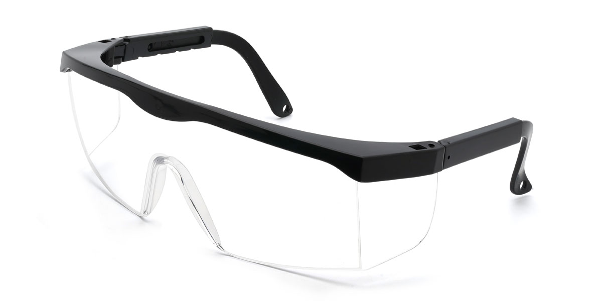Black-Clear Lakshya Glasses - Safety Glasses