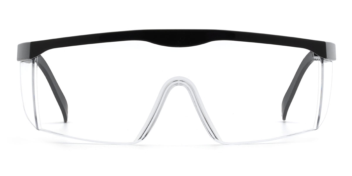 Black-Clear Lakshya Glasses - Safety Glasses