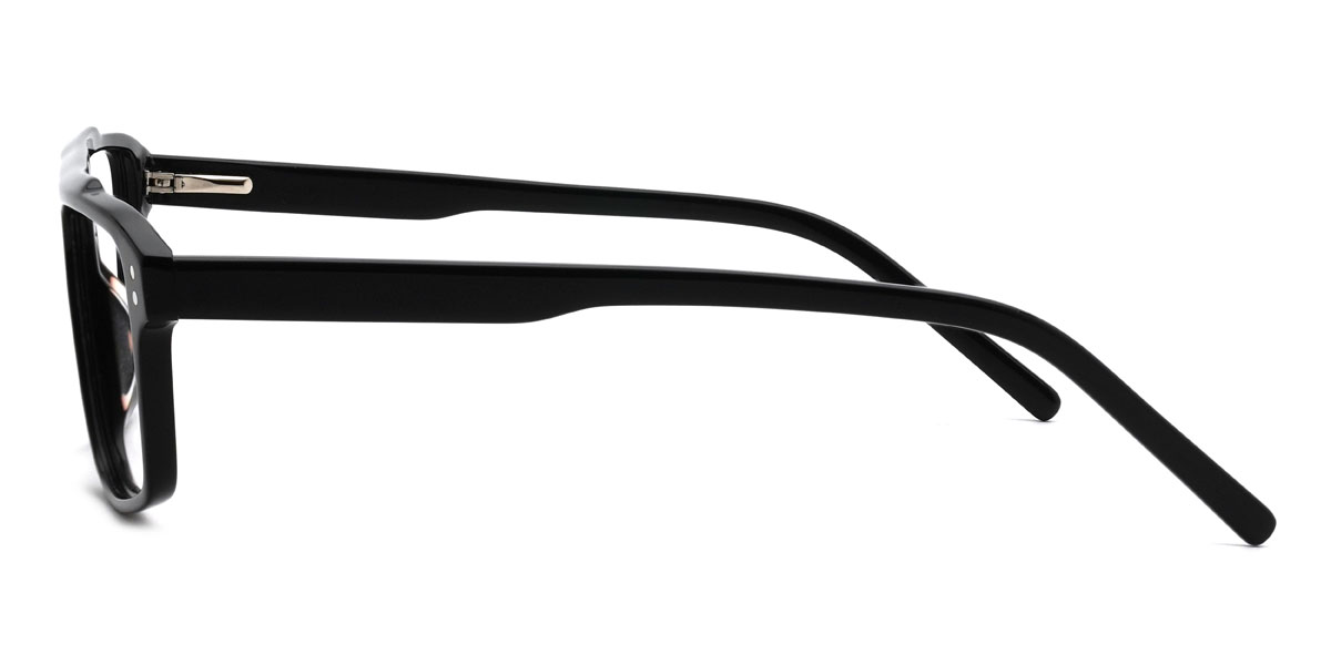 Black Miguel Glasses - Rectangle Glasses