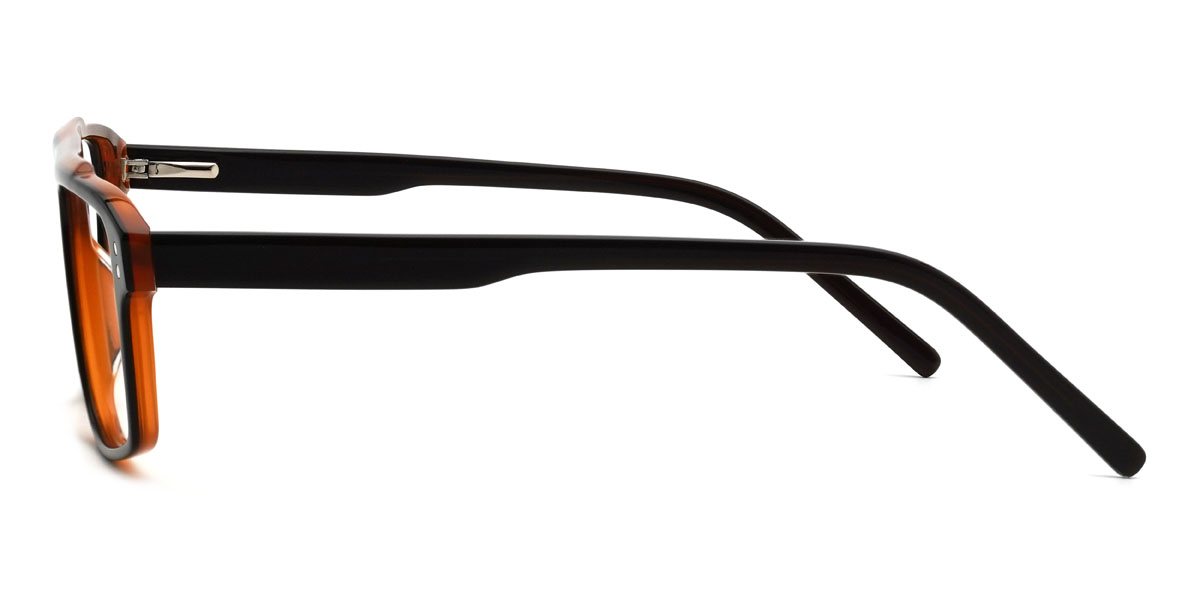 Narancssárga fekete Miguel Szemüveg - Rectangle Glasses