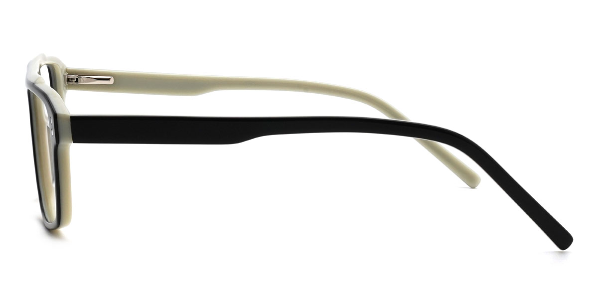 Black Baby Green Miguel Glasses - Rectangle Glasses