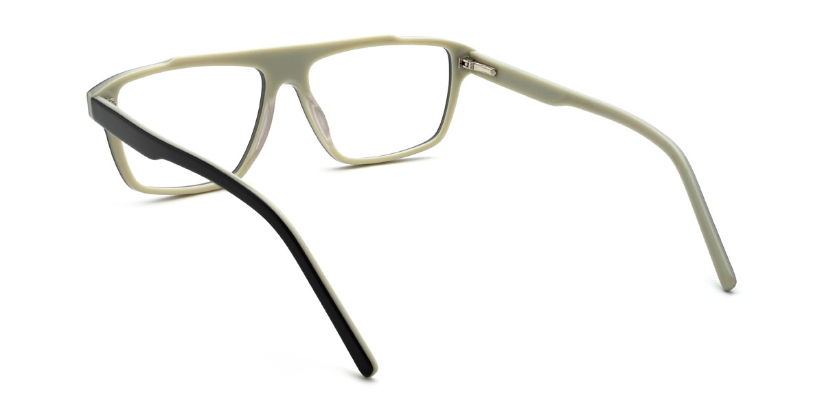 Black Baby Green Miguel Glasses - Rectangle Glasses