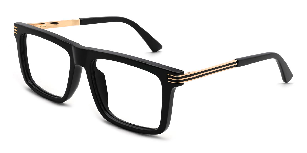Black Barrett Glasses - Rectangle Glasses