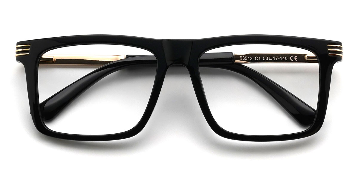 Black Barrett Glasses - Rectangle Glasses