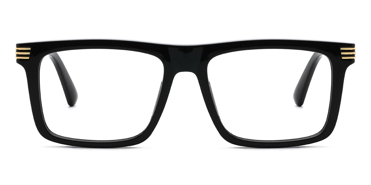 Black Barrett Glasses - Rectangle Glasses