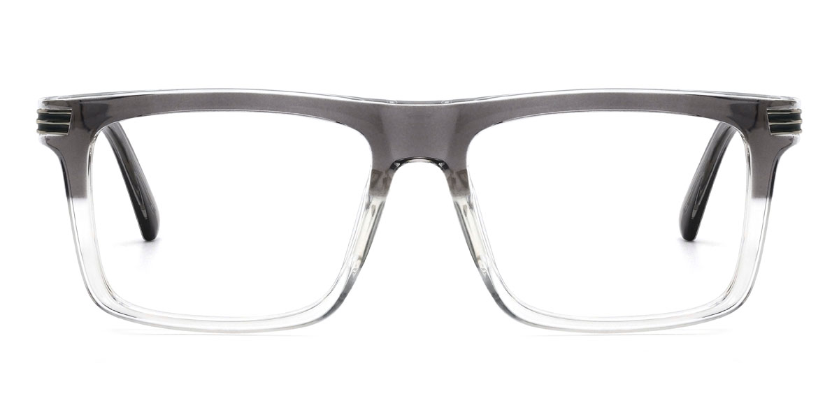 Grey Clear Barrett Glasses - Rectangle Glasses
