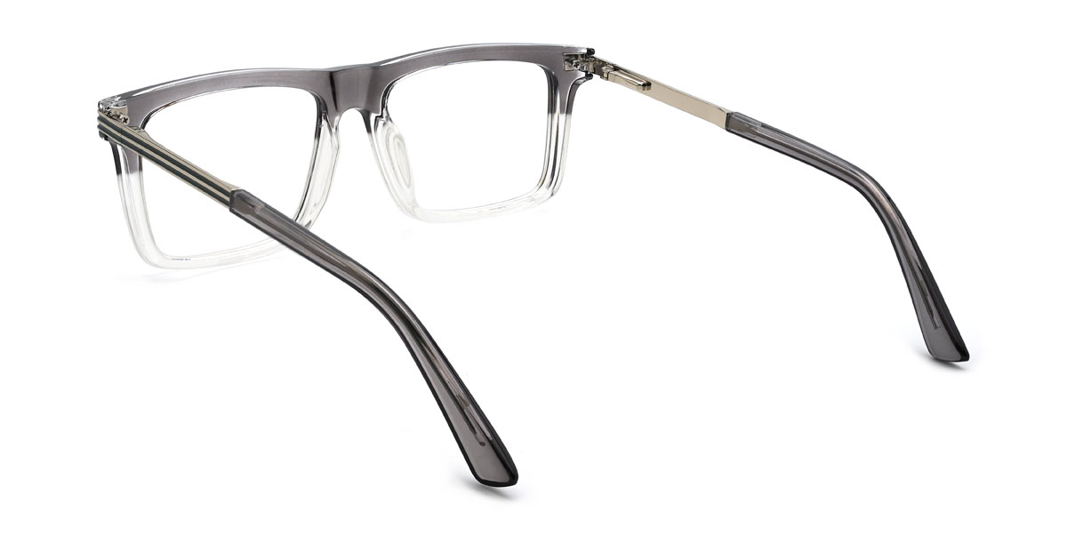 Grey Clear Barrett Glasses - Rectangle Glasses