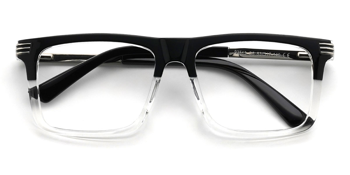 Black Clear Barrett Glasses - Rectangle Glasses