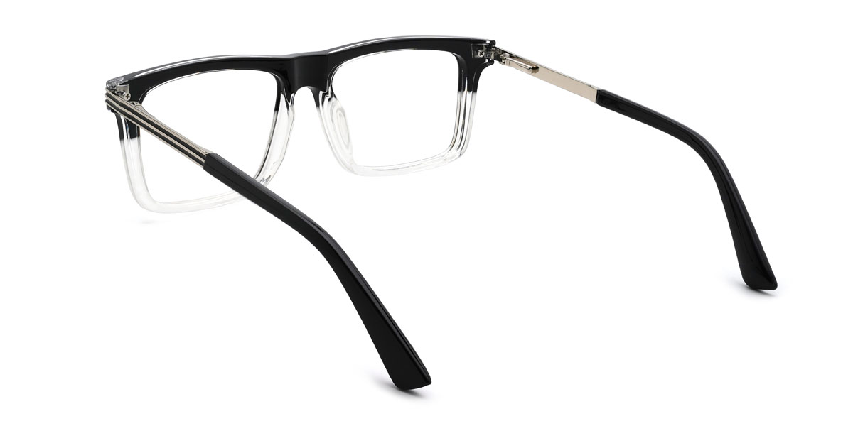 Black Clear Barrett Glasses - Rectangle Glasses