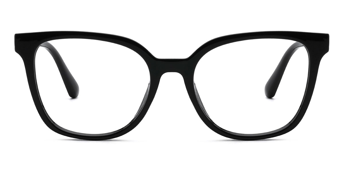 Black Alana Glasses - Square Glasses
