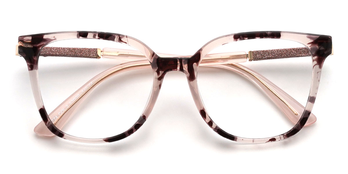 Ivory Tortoiseshell Alana Glasses - Square Glasses