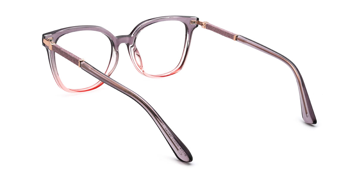 Roxo Rosa Alana Óculos - Square Glasses