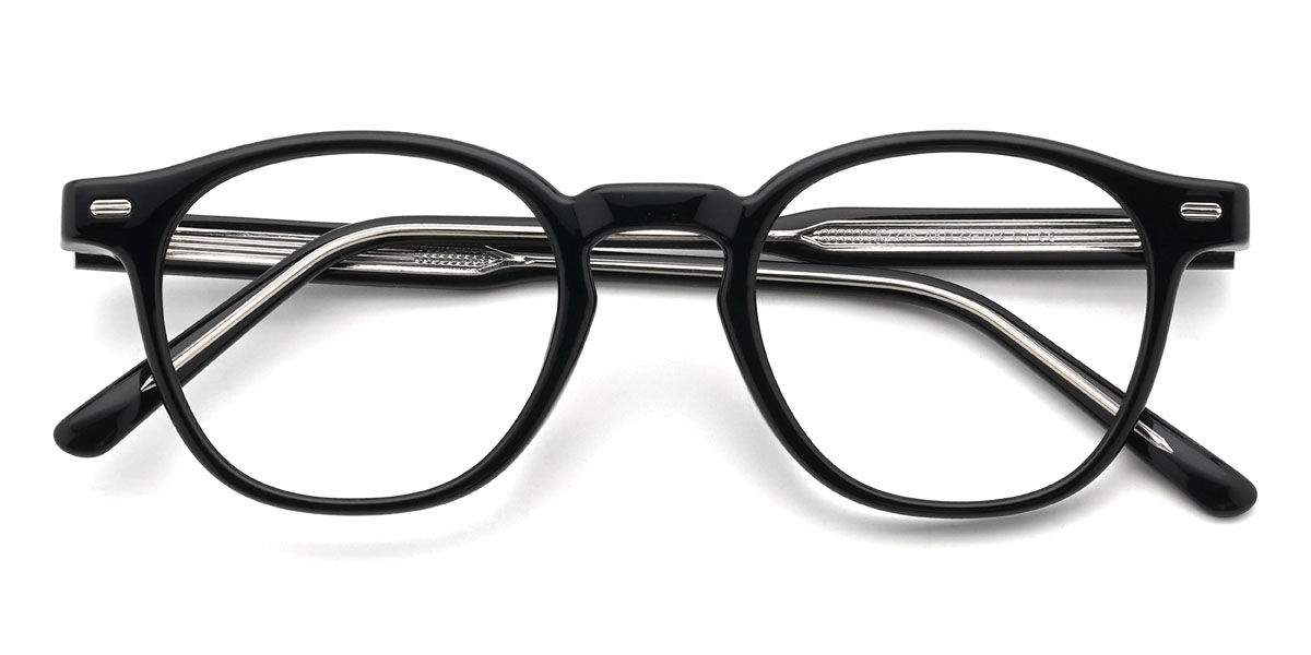 Black Jordyn Glasses - Oval Glasses