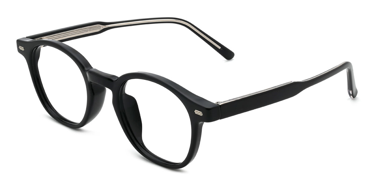 Black Jordyn Glasses - Oval Glasses