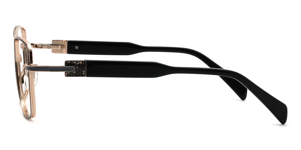 Black Katalina Glasses - Rectangle Glasses