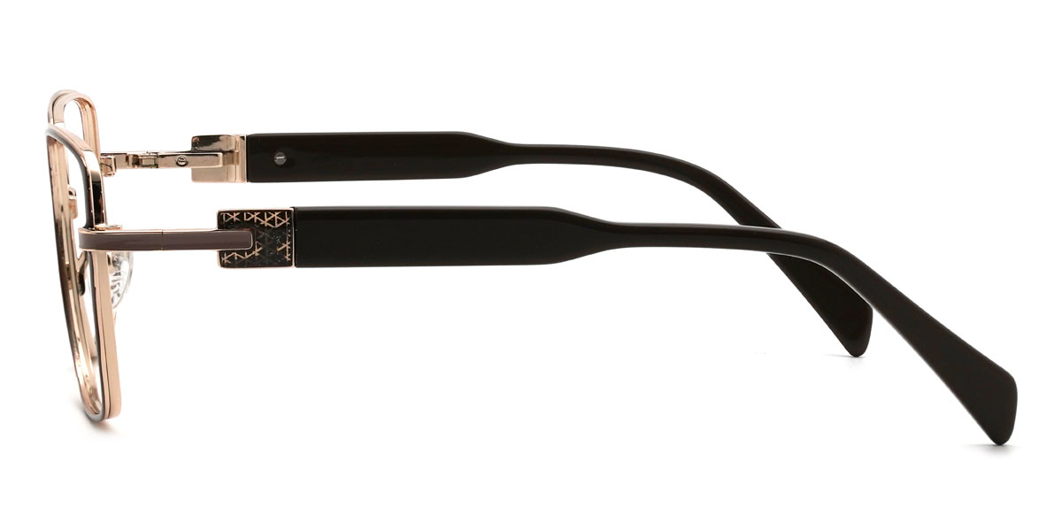 Brown Katalina Glasses - Rectangle Glasses