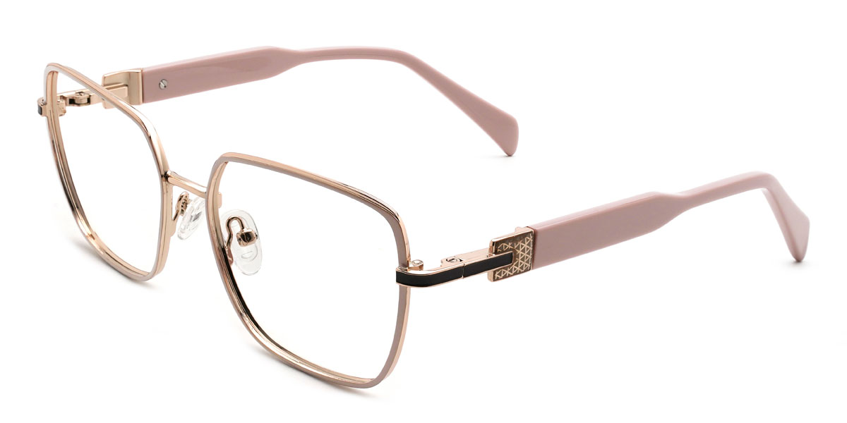 Pink Katalina Glasses - Rectangle Glasses