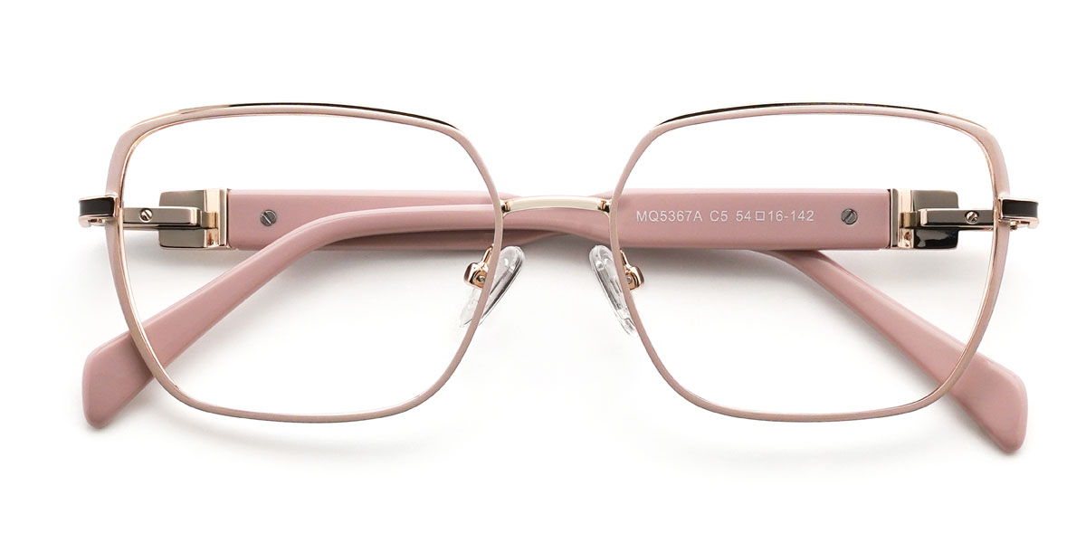 Pink Katalina Glasses - Rectangle Glasses