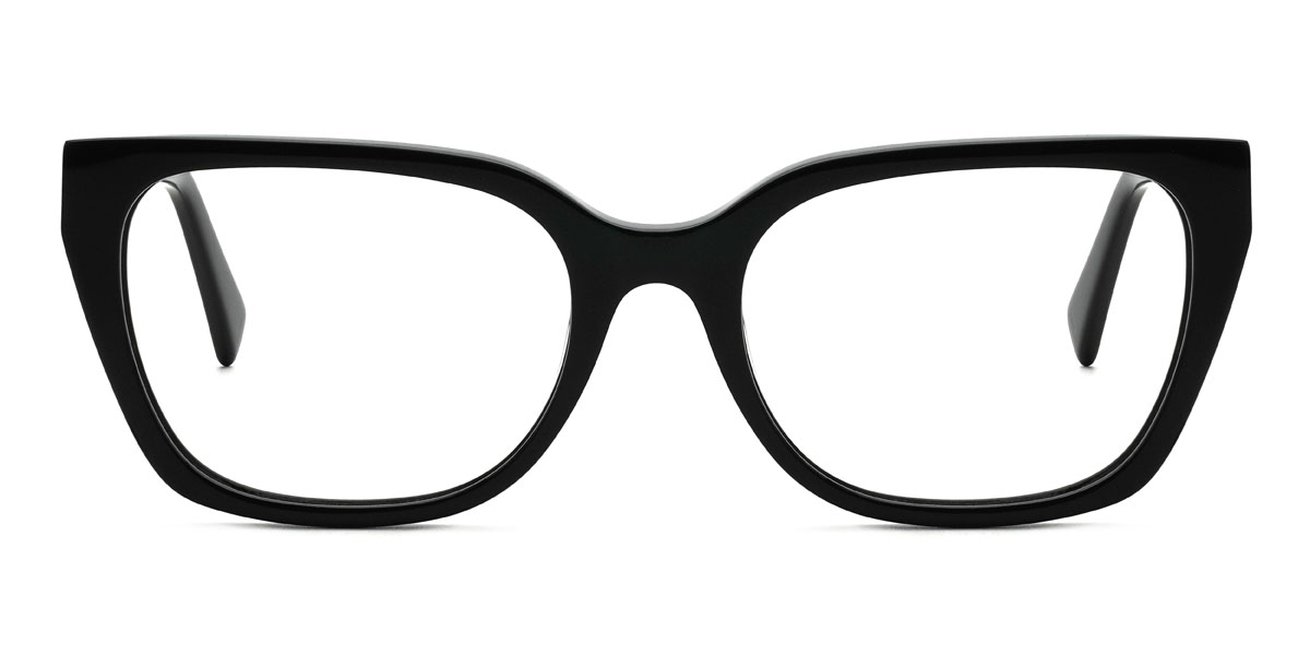 Black Veronica Glasses - Round Glasses