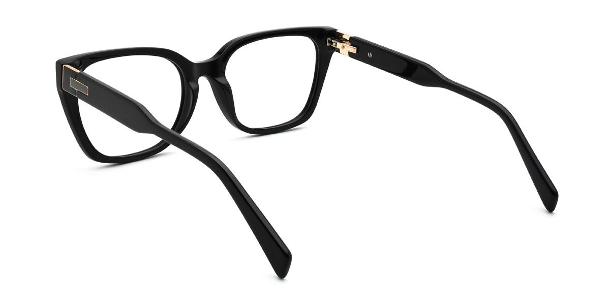 Black Veronica Glasses - Round Glasses