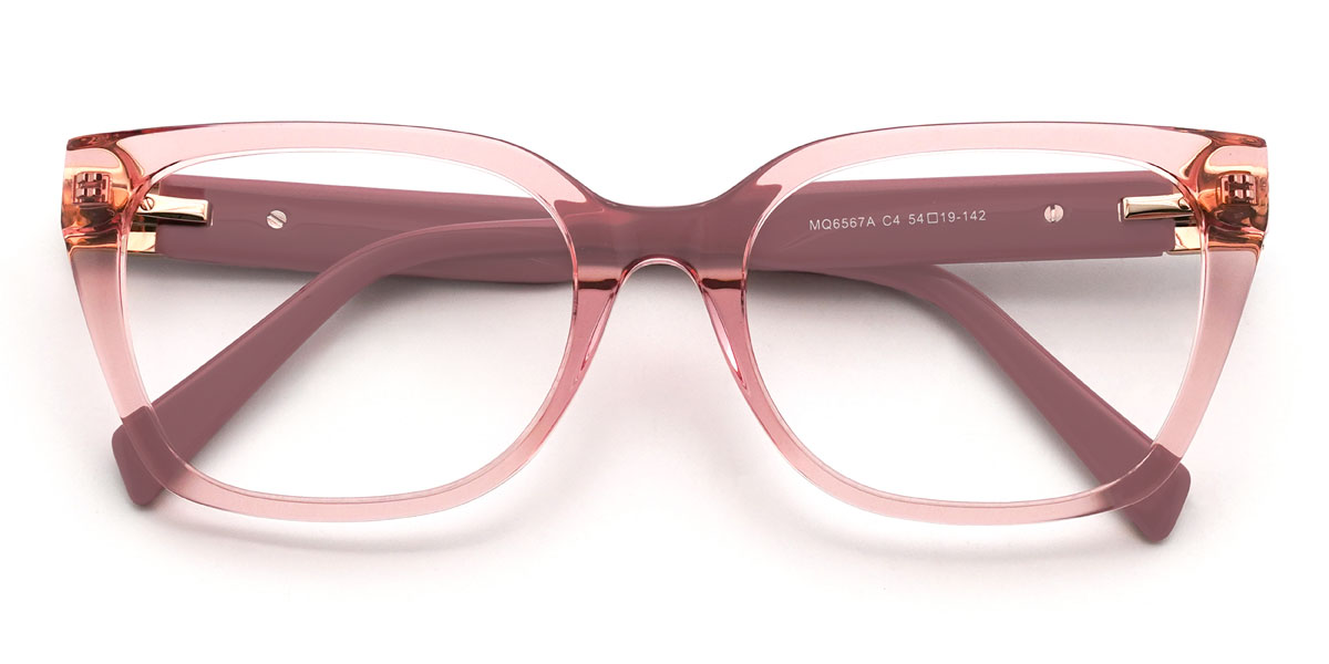 Rose Pink Veronica Glasses - Round Glasses