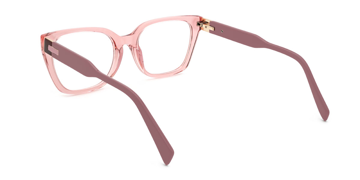 Rose Pink Veronica Glasses - Round Glasses