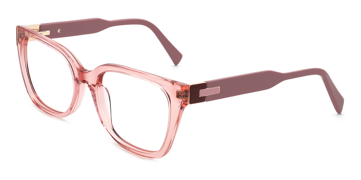 Rose Pink Veronica Glasses - Round Glasses