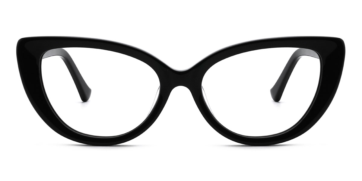 Black Sarai Glasses - Cat Eye Glasses