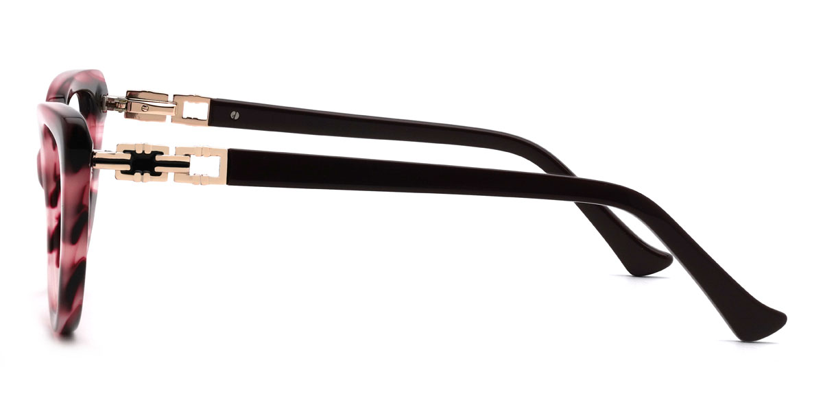 Pink Stripes Sarai Glasses - Cat Eye Glasses