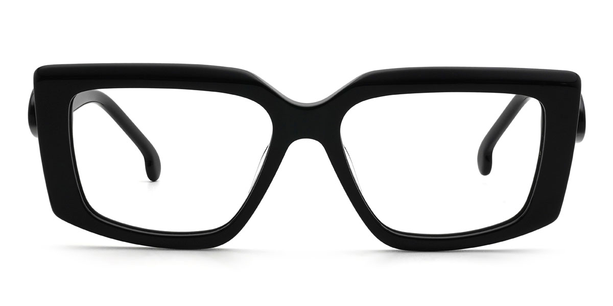 Black Teddy Glasses - Rectangle Glasses