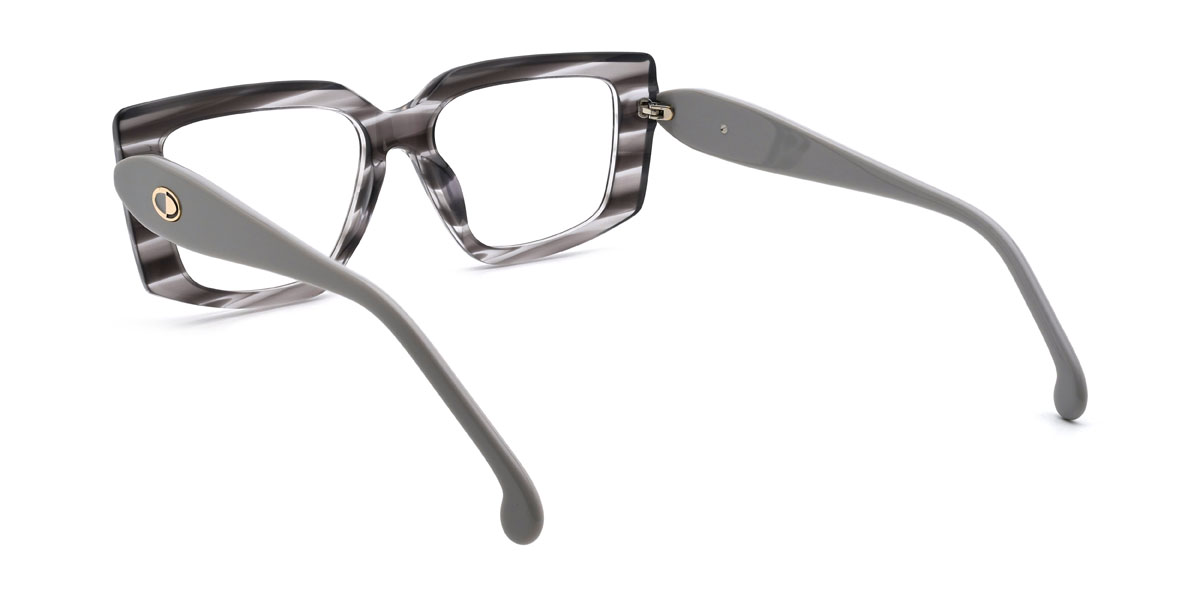 Gris Teddy Lunettes - Rectangle Glasses