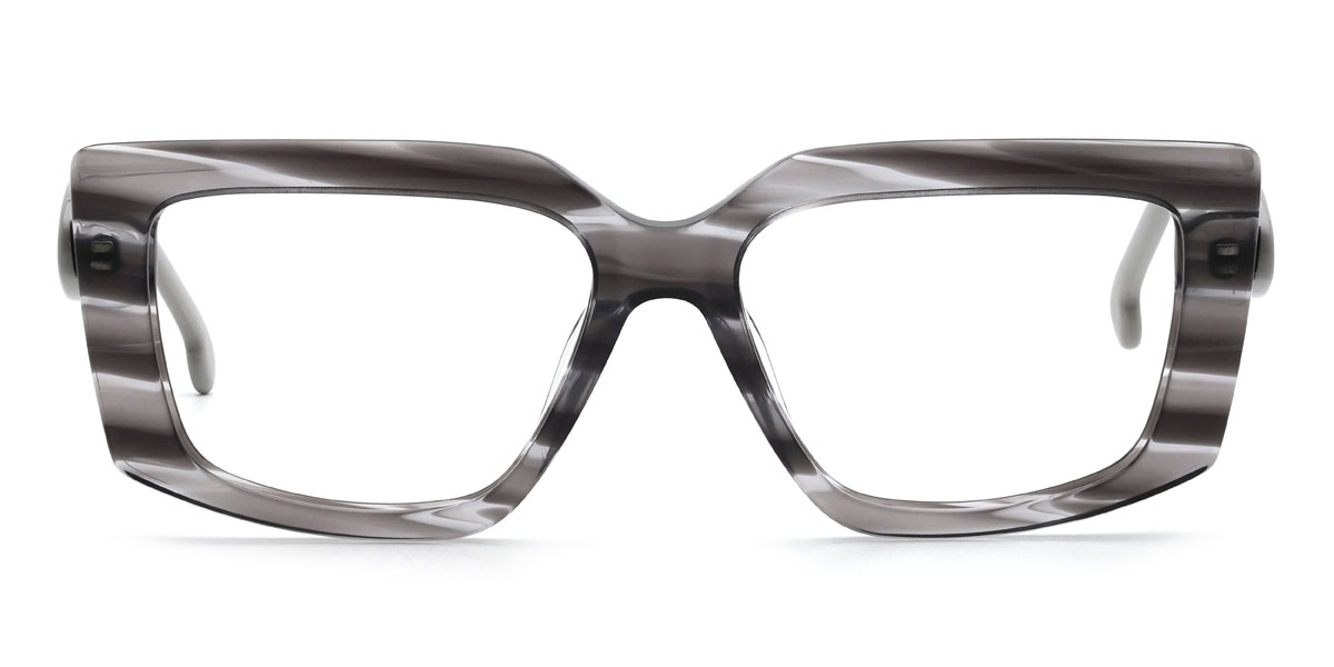 Gris Teddy Lunettes - Rectangle Glasses