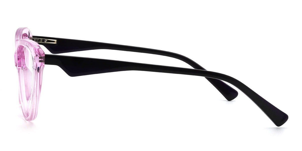 Clear Purple Adelina Glasses - Cat Eye Glasses