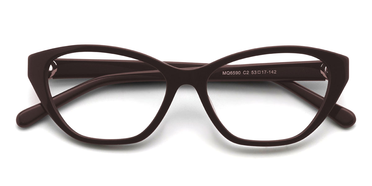 Marron Junior Lunettes - Rectangle Glasses